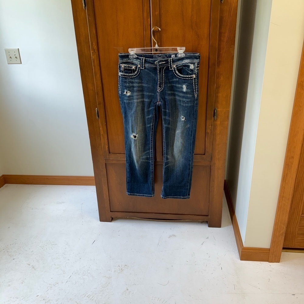 Miss Me Blue Boyfriend Jeans